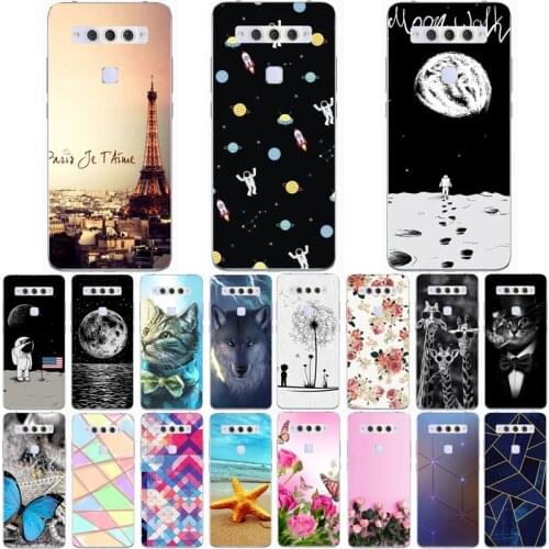 For TCL Plex Case Fashion Silicone Soft TPU Cute Back Cases for TCL 10 SE Phone Cover Funda Coque