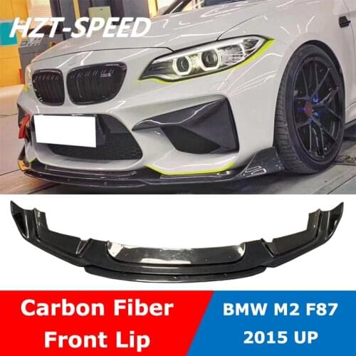 F87 BP Style Carbon Fiber Front Bumper Lip Chin Diffuser For BMW M2 F87 Coupe Car Styling 2015 UP