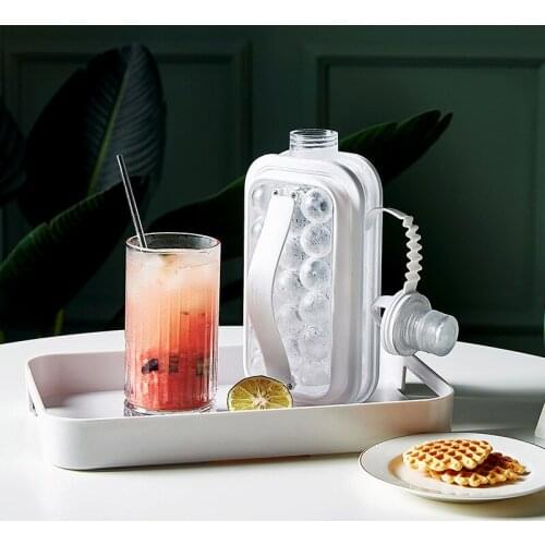 Ice hockey pot two-in-one frozen ice tray silicone portable ice storage box homemade ice hockey ice mold ice maker