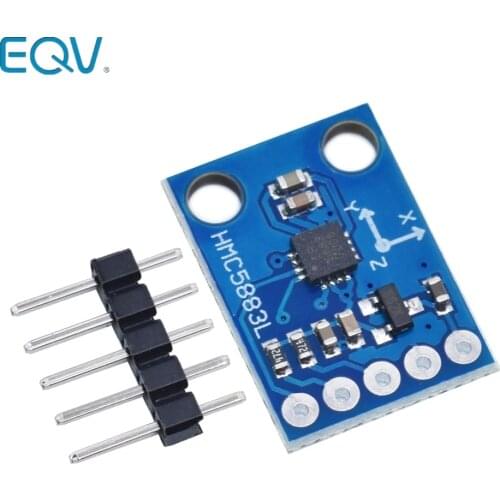 GY-273 3V-5V HMC5883L Triple Axis Compass Magnetometer Sensor Module Three Axis Magnetic Field Module For Arduino