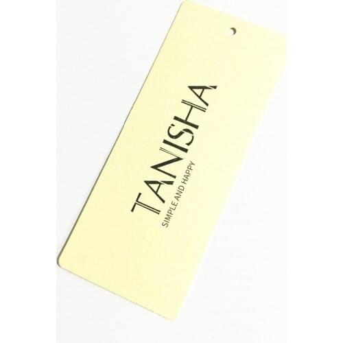 Customized special paper hangtag clothing hang tags printed tag garment tags for clothes price tag