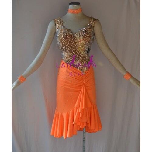 KAKA-L1522,Women Dance Wear,Girls Fringe Latin Dress,Salsa Dress Tango Samba Rumba Chacha Dress,women dress