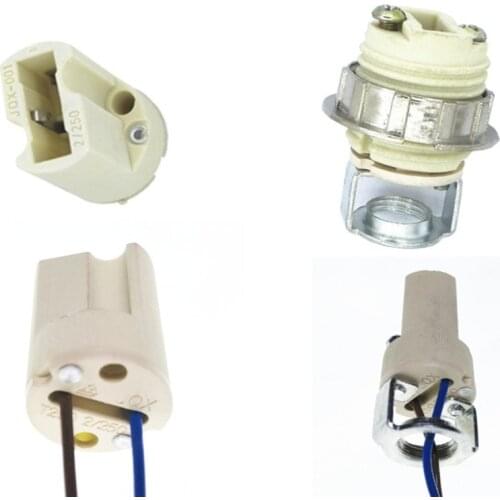 Ceramics G9 base g9 holder no wire/with wire/with Bracket Lampholder ceramics base High temperature connector Lampholder g9 base