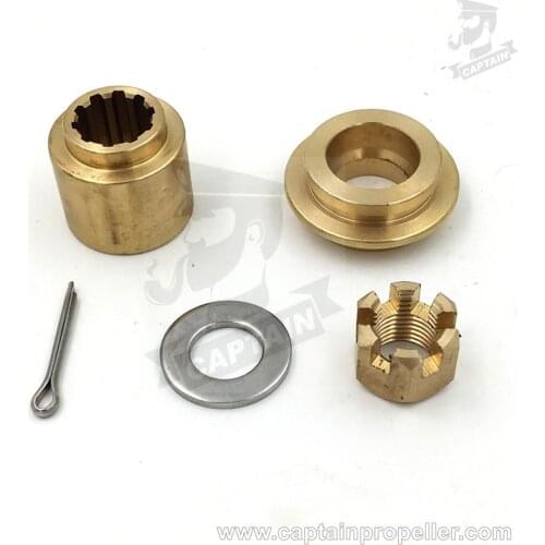 Captain Propeller Hardware Kits Fit Yamaha Outboard 25HP F25 30HP Thrust Washer/Spacer/Washer/Nut/Cotter Pin