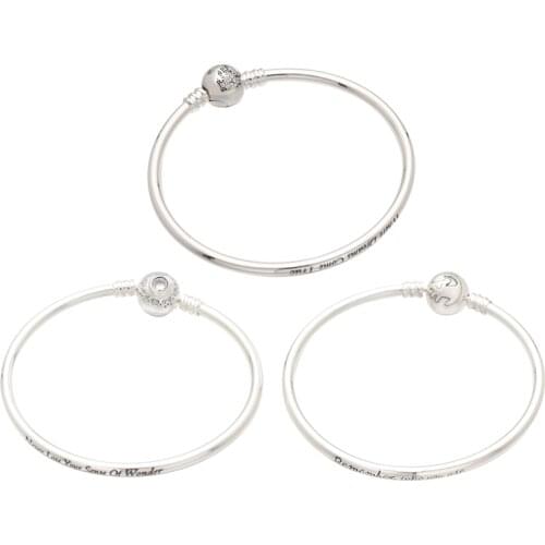 Lomeo Simple European and American 925 Silver Castle Lion King Princess Lily and Aden Bracelet Female