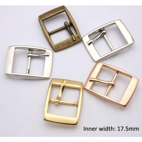 30pcs/lot metal 17.5mm bag buckle pin alloy belt buckle silver/gold/bronze free shipping BK-063