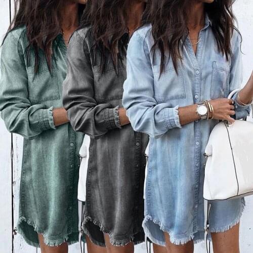 MINISED Summer Shirt Dresses