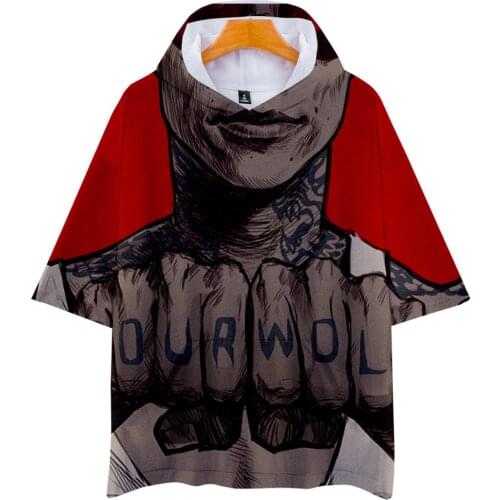 Fashion Printed TEEN WOLF T-Shirt Hoodies Women/Men short Sleeve Hooded Sweatshirts Hot Sale Casual Trendy Streetwear T Shirt