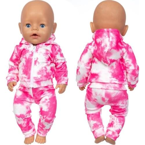 New Colorful Suit Doll Clothes Fit 17 inch 43cm Doll Clothes Born Baby Suit For Baby Birthday Festival Gift