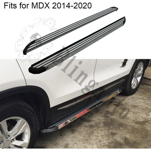 Running board fits for A.cura MDX 2014-2020 side steps nerf bar car pedal side stairs side bar 2PCS