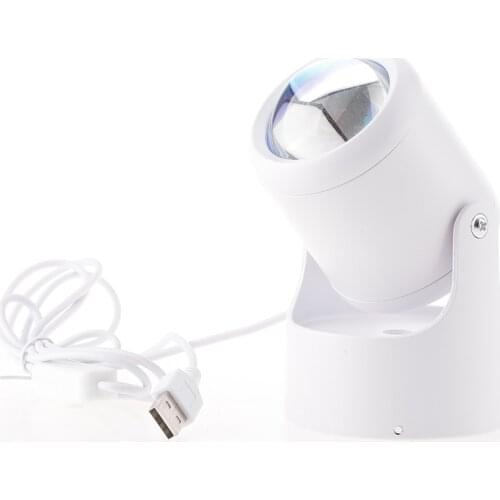 Sunset Projection Light Usb Button Supplies Background Desk Night Lights Decoration Accessories Coffee Atmosphere Modern Lamp