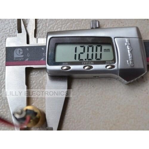 Industrial 20mW 405nm Violet/Blue Laser DOT Module 12*34mm with wire lead