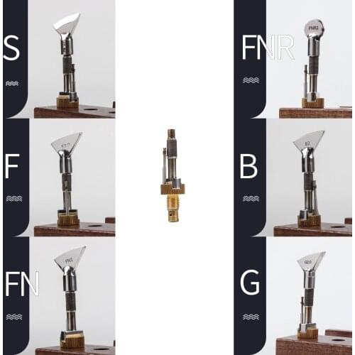 M5 Thread Leather Edge Ironing Machine Replaceable French Fan-shaped Hot Edge Irons Head Leather Craft Press Edge Side Head Set