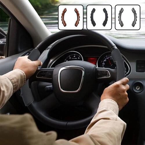 Universal Car Steering Wheel Booster Cover Non Slip Steering Gear Protector Auto Modification Supplies Car Interior Parts