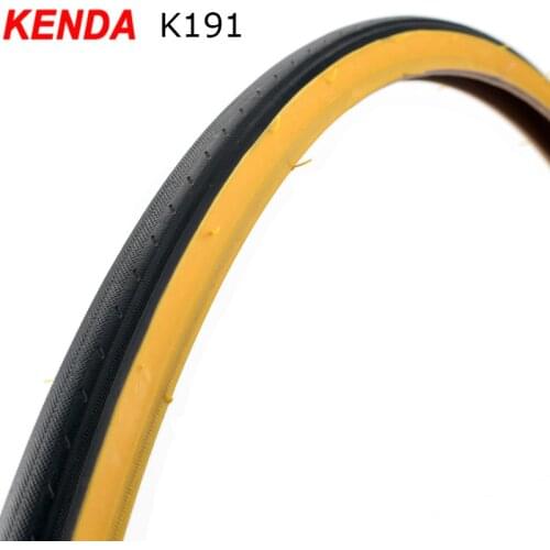 KENDA Bicycle Tire Fixie Bike Tires 700*23C Ultralight Retro Racing High Speed 700C Road Bike Tyres Red Yellow Side Bike Parts