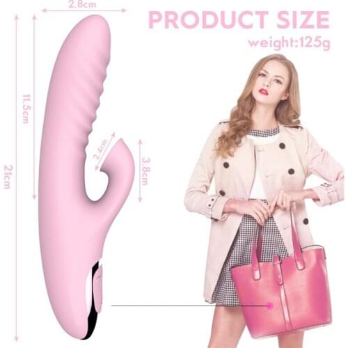 Suckling vibrator stretching and teasing masturbator female vibrator adult sex toy