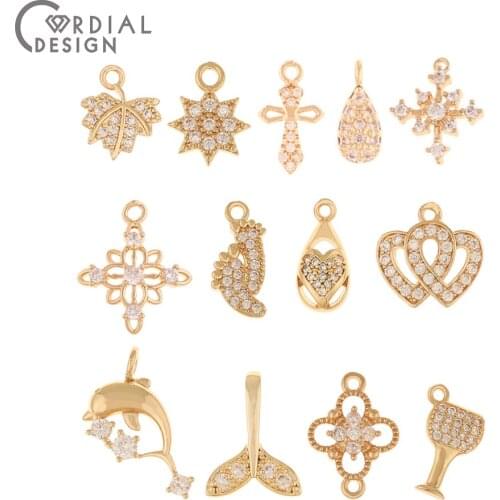 Cordial Design 6Pcs Choose/Jewelry Accessories/Hand Made/Multi Shape/Jewelry Findings & Components/Earrings Pendant/DIY Making