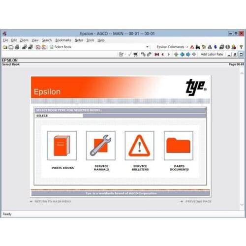 TYE (AGCO) Spare Parts Books