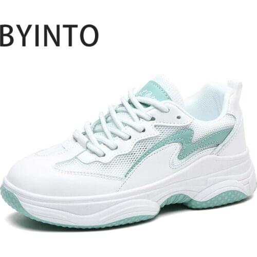 Basket Femme 2021 Summer Platform Women Tennis Shoes Hollow Breathable Mesh Chunky Sneakers Sport Female Footwear Tenis Feminino