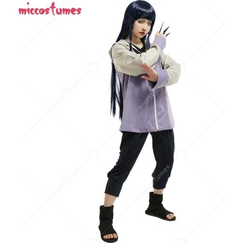 Naruto Hyuuga Hinata Cosplay Costume Halloween Party Clothing