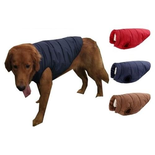 Pet Dog Vest Jacket Autumn Winter Warm Fleece Dog Coat Clothes For Small Medium Large Dogs Chihuahua French Bulldog Pug Clothing