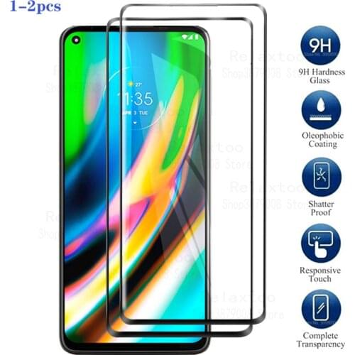 1-2Pcs Screen Protectors Tempered Glass for Motorola Moto G9 Plus G9Plus G 9 Plus 9plus 6.81'' protection glasses films XT2087-1