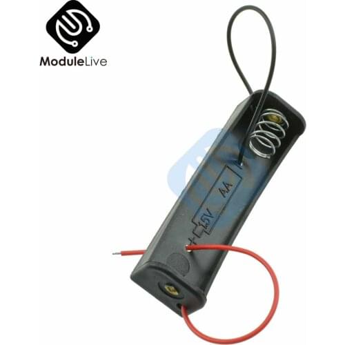 10Pcs/Lot 10X1 AA Battery 1.5V Holder Storage Box Case with 5" Lead For DIY Experiment