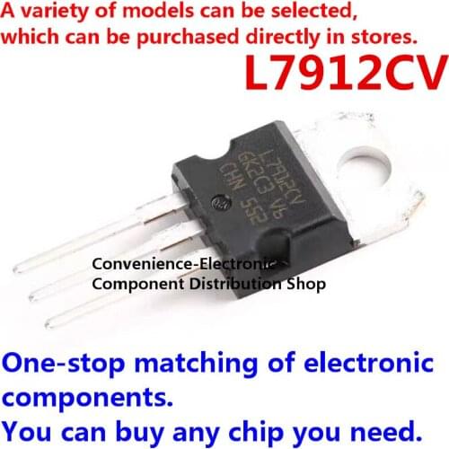 10PCS/PACK L7912 L7912C 7912CV L7912CV TO-220 Three-terminal Voltage Regulator Chip IC
