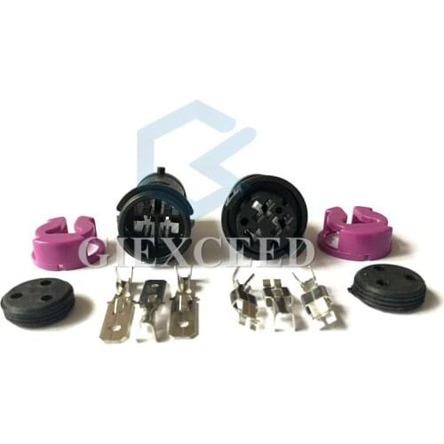 2 Sets 3 Pin 813 971 987 813971987 813 972 928 813972928 Female And Male Wire Housing Waterproof Auto Connector Round Socket