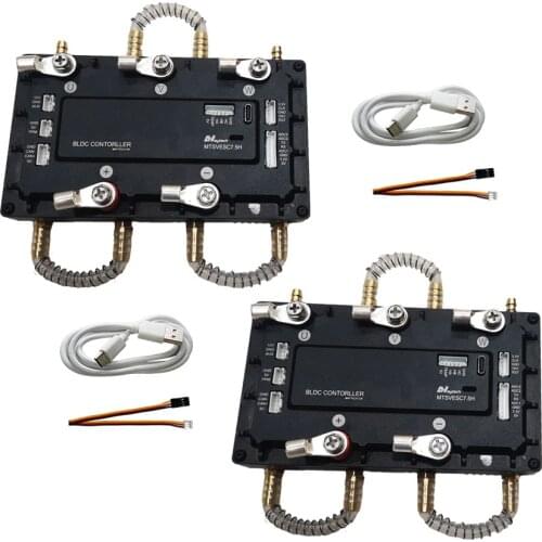 2pcs 85300 85V High Current 300A 400A ESC Base On VESC With Aluminum Case For EV Vehicle E-Foil Fighting Robot Surfboard