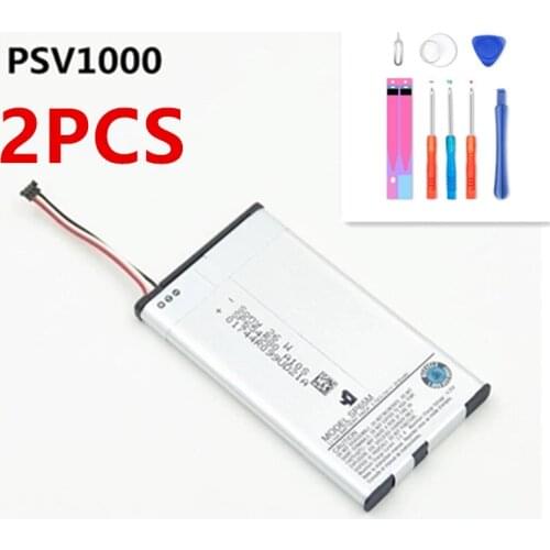 2Pcs/Lot PSV1000 Battery SP65M PSV 1000 for Sony PlayStation VITA Console 3.7V 2210mAh Built-in Li-Ion Rechargeable Batteries