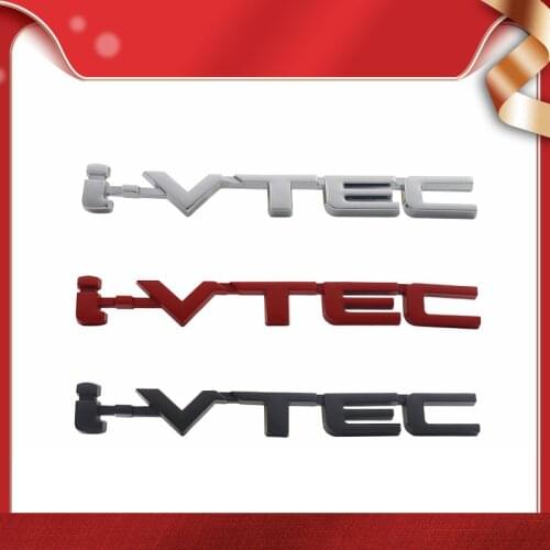3D Premium VTEC I-VTEC for Civic Accord Insight car Hood Fender trunk Rear Bonnet Nameplate Decal Emblem Badge Sticker