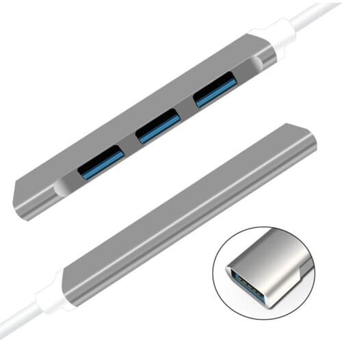 4 Port Multi Splitter Adapter usb3.0*1+usb2.0*3 for Macbook HUB Pro 13 15 Air Mi Pro HUAWEI Computer Accessories