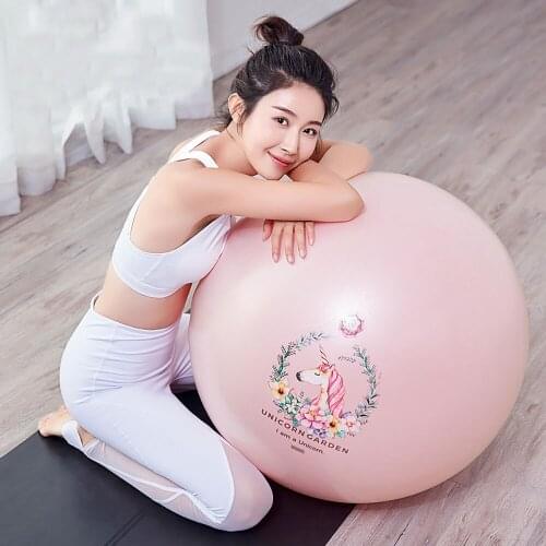 65CM Thickened explosion-proof Sports Yoga Balls Fitness Gym Exercise Pilates Fitball Balance Workout Massage Ball with Pump