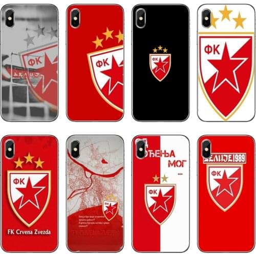 Serbia FK Crvena zvezda Accessories Phone Case For iPhone 12 Mini 11 Pro Max XS Max XR X 8 7 Plus 6 6S Plus 5 5S SE 2020