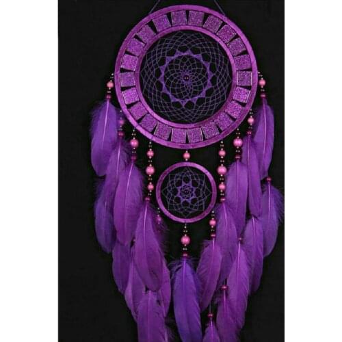 Diy 5D Diamond Embroidery cross stitch Diamond painting Dreamcatcher Diamond Mosaic picture full square rhinestones paste Crafts