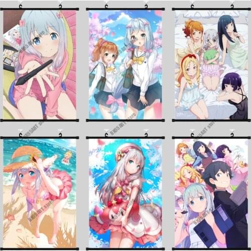 Anime Diamond Painting Cross Stitch Kits Eromanga Teacher and Izumi Sagiri Diamond Embroidery Full Square Mosaic Room Decoration
