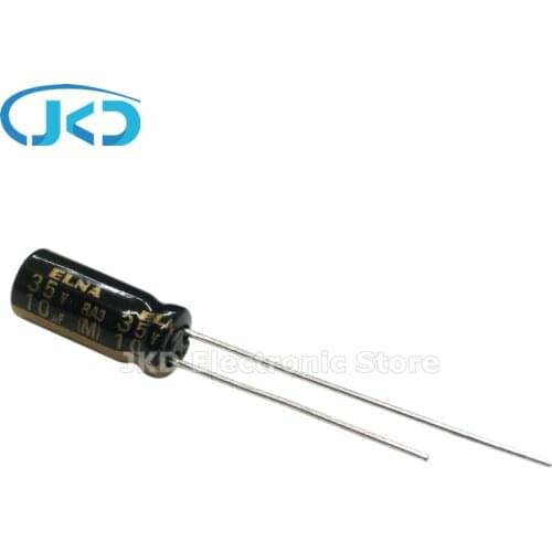 20PCS NEW ELNA RA3 35V10UF 5X11MM Audio Electrolytic Capacitor 10uF35V 85℃ RA3 Series 10uF 35V 100% ORIGINAL 5*11
