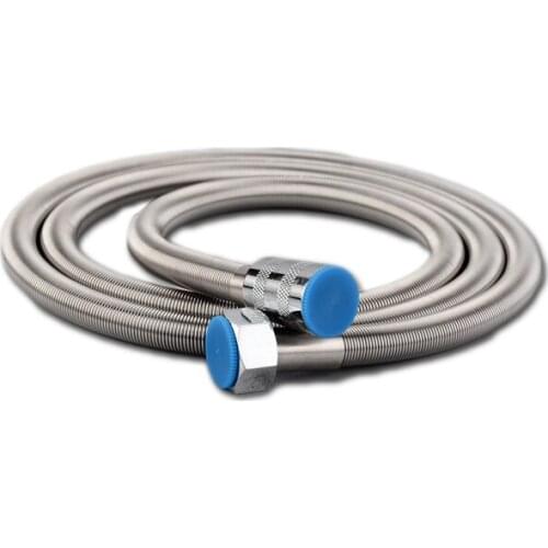 Free shipping extensible stainless steel shower hose with high quality shower flexible pipe for bathroom accessories
