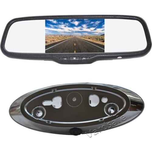 Vardsafe VS668C Reverse Backup Camera + 5 Inch Clip-on Rear View Mirror Monitor for Ford Ranger (2011-2018)