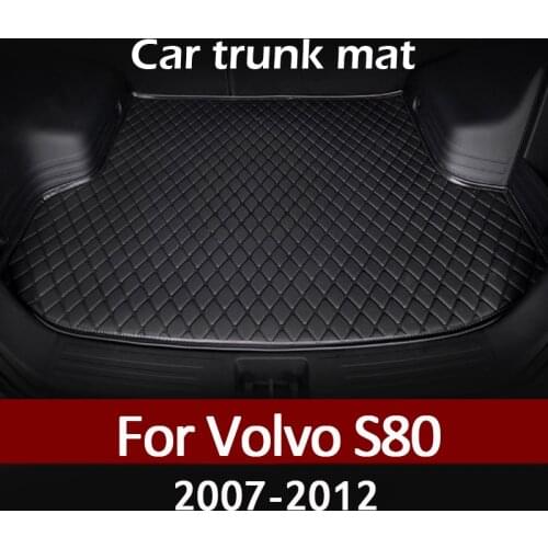 MIDOON Car trunk mat for Volvo S80 Sedan 2007-2012 cargo liner carpet interior accessories cover