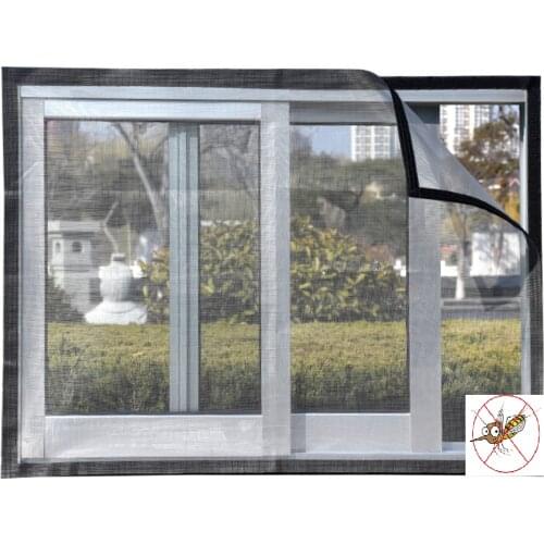Mosquito Net Window Denser Mesh Keep Bugs Out Tight Magnet Seal Door Magnetic Screen Velcro Magic Tape DIY Free Intallation
