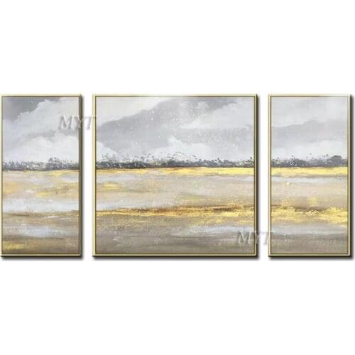 Grassland Landscape Handmade Oil Paintings Unique Modern Abstract Pop Oil Painting For Living Room Decoration 100% Handpaint