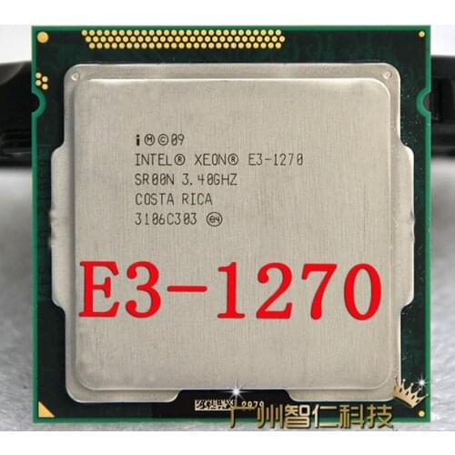 Intel Xeon e3-1270 E3 1270 E3-1270 3.4GHz LGA1155 8MB Quad Core CPU Processor E3 1270 SR00N free shipping