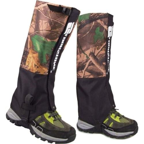 Professional Man Waterproof Nylon Gaiters For Hiking Walking Climbing Skiing Trekking Thin Ultralight Camouflage Gaiter