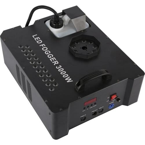 Professional 3000W LED Fog Machine DMX512 LED Up-Forward Smoke Machine Remote Control Spray Fogger Ejector For DJ Stage Disco
