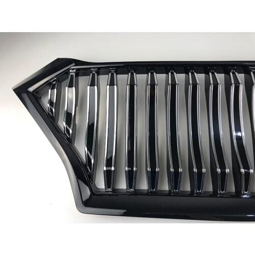 Manufacturers at a loss Fit for Hyundai Tucson 2019 2020 Front Racing grille ABS silver grill GLOSS Black grille high quality