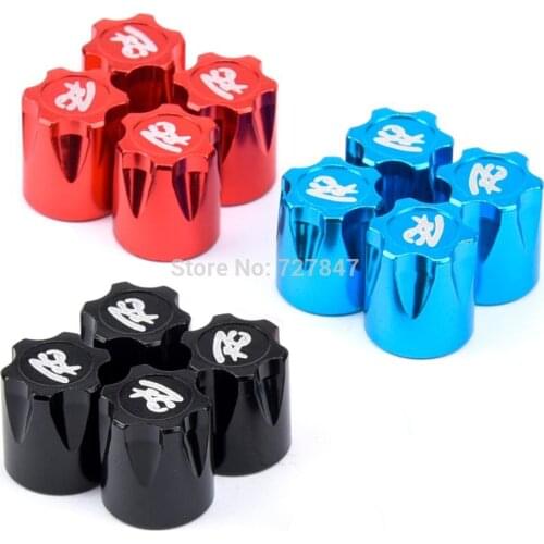 4PCS Remote Control Car Wheel Nut Wheel Center Cap Dustproof M4 Nut RC Car Accessories For TRX4 SCX10 90046 D90 1/10 1/8 Cars