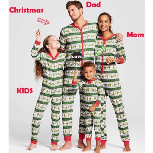 Xmas Christmas Kids Adult Family Pajamas Set Sleepwear Nightwear Costume Pajamas