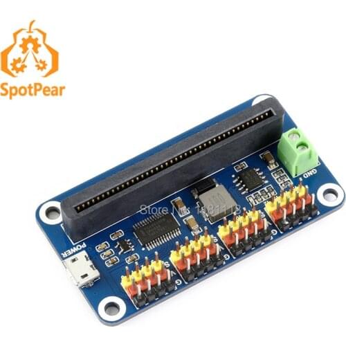 Servo Driver for micro:bit, 16-Channel, 12-bit, I2C